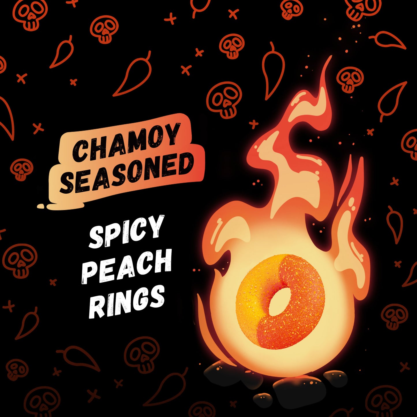 CHAMOY PEACH RINGS