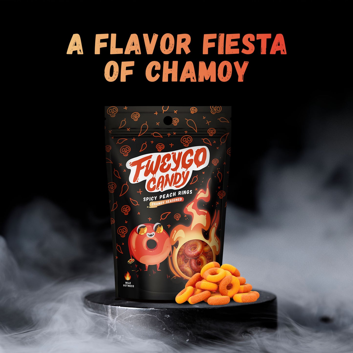 CHAMOY PEACH RINGS