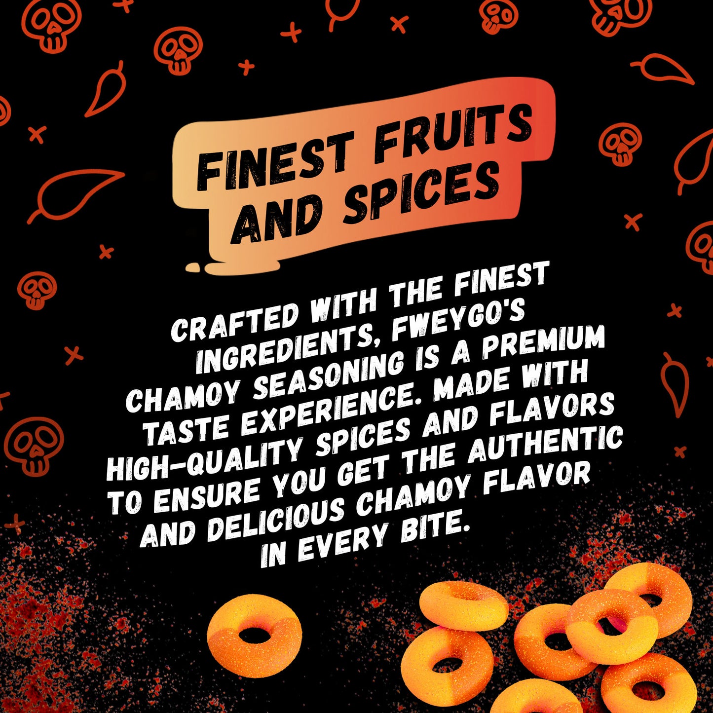 CHAMOY PEACH RINGS