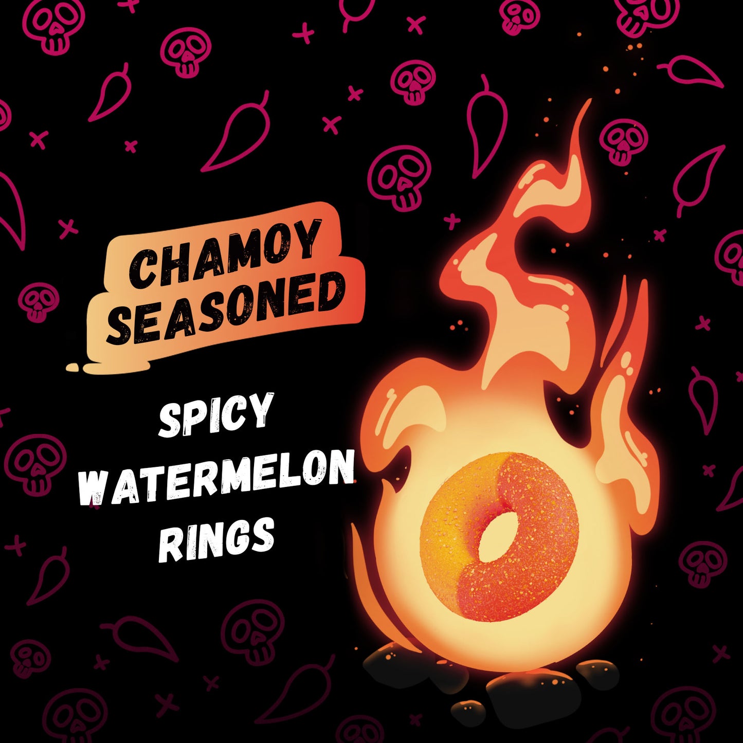 CHAMOY WATERMELON RINGS